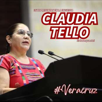Claudia Tello, al Senado… y luego iría al gabinete.
