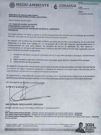 Confirma Conagua que Grupo MÁS miente al no contar con los permisos federales para construir acueducto entre los ríos Cotaxtla y Jamapa