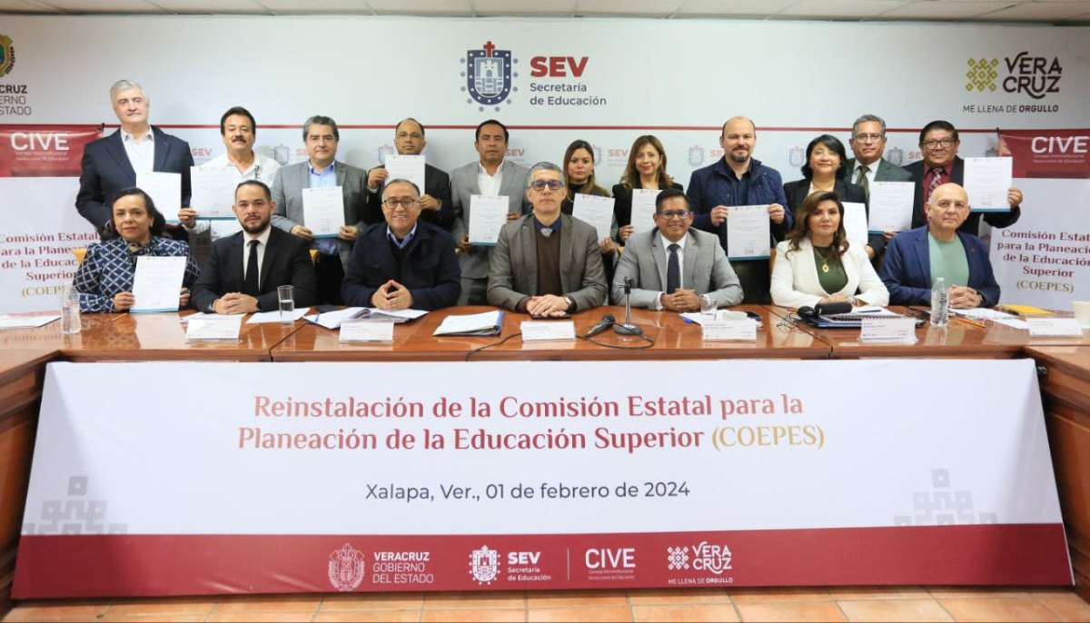 Reinstalan la COEPES para fortalecer la educación superior en Veracruz