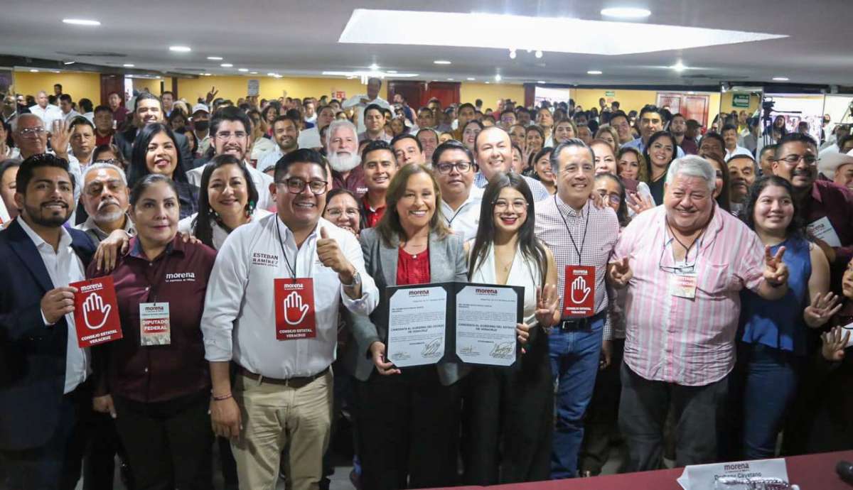 Rocío Nahle es ungida candidata de la Coalición Sigamos  Haciendo Historia en Veracruz a la gubernatura de Veracruz