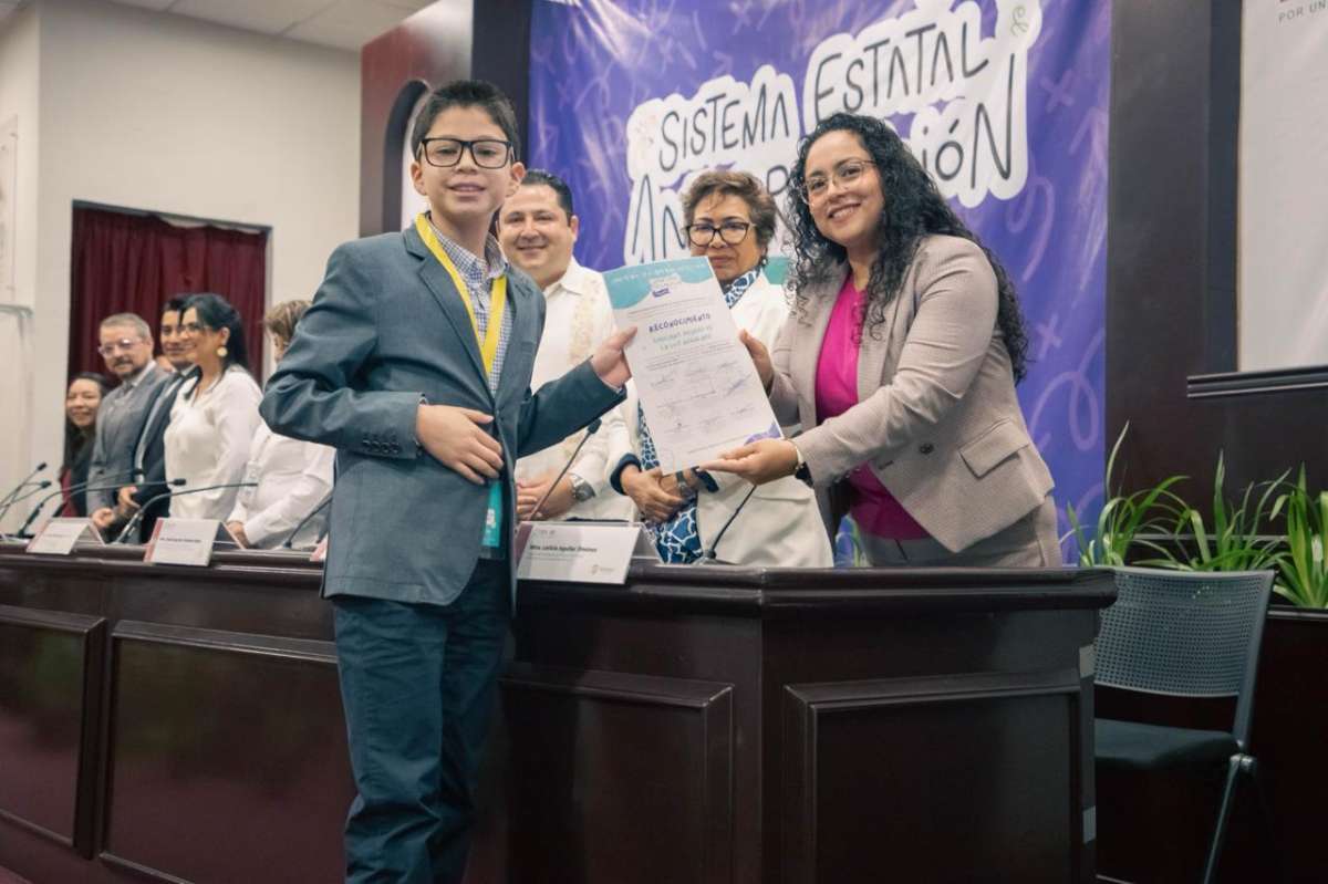 Niñas y niños veracruzanos hicieron un llamado contra la corrupción