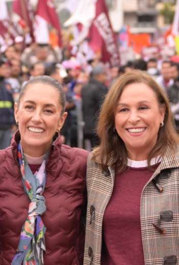 ¡TODOS AL ZÓCALO CON CLAUDIA!