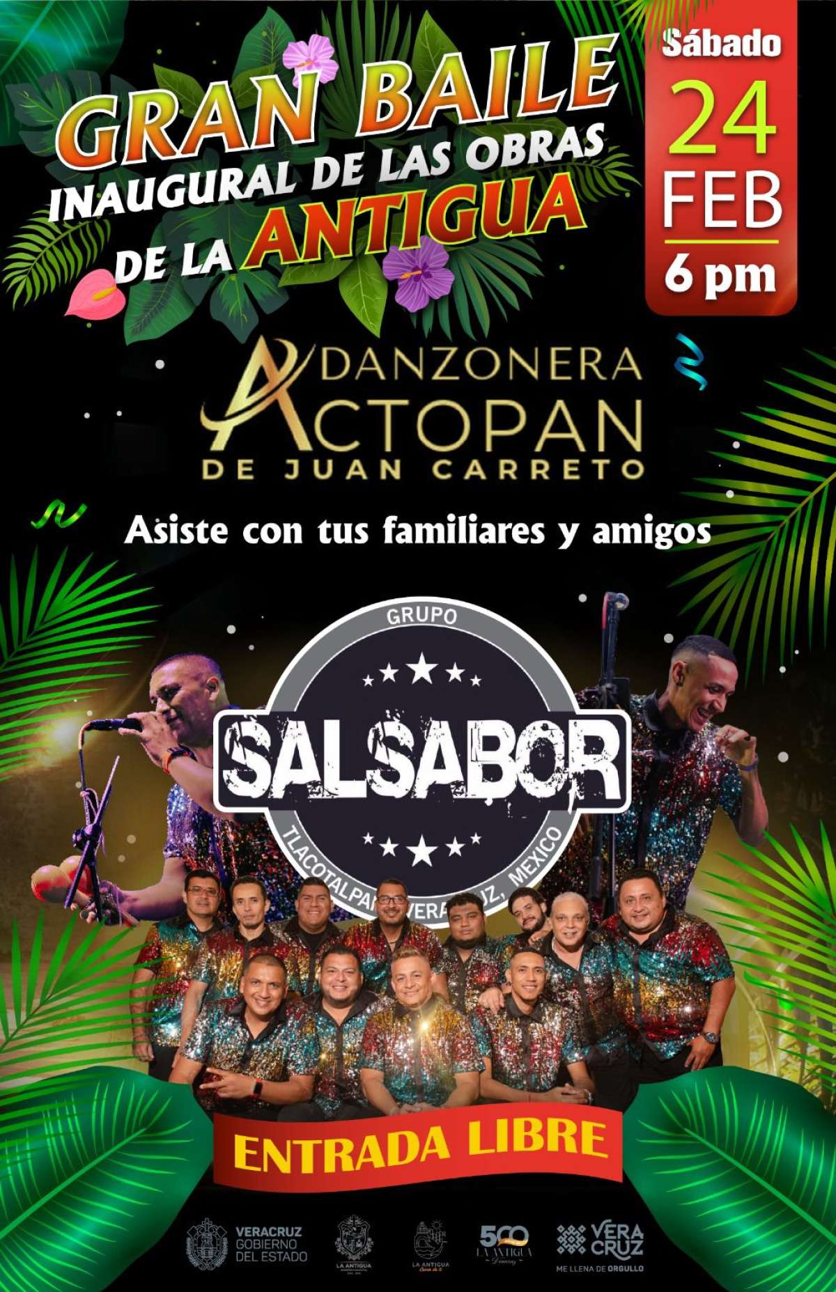 ¡Asiste a este gran baile con la Danzonera Actopan!