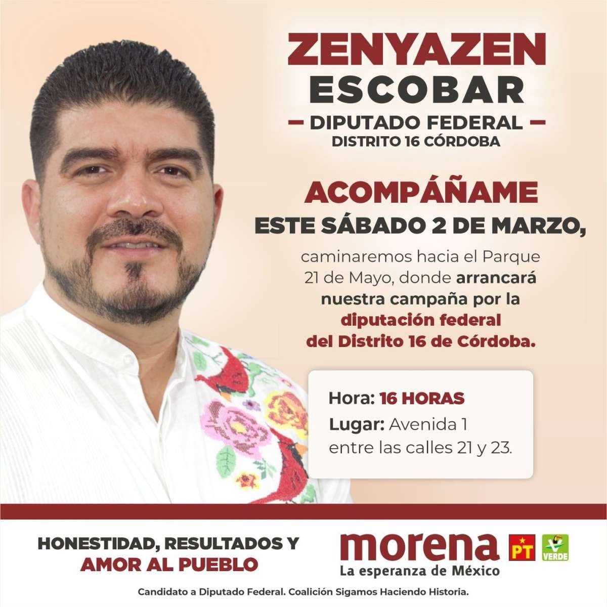 Zenyazen, listo para seguir impulsando la 4T en su arranque de campaña