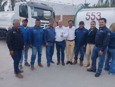 Llegaron Dos Pipas a la CAEV Pánuco