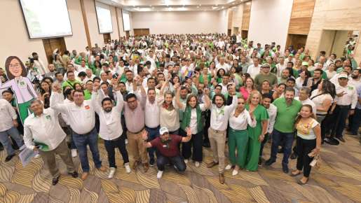 ROCÍO NAHLE CANDIDATA ÚNICA DEL VERDE A LA GUBERNATURA DE VERACRUZ