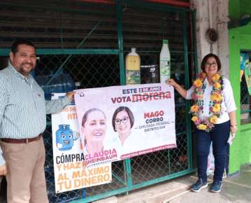 Con muestras de apoyo de la Colonia Cojinillo en Tierra Blanca, arranca Mago Corro su campaña para la Diputación Federal