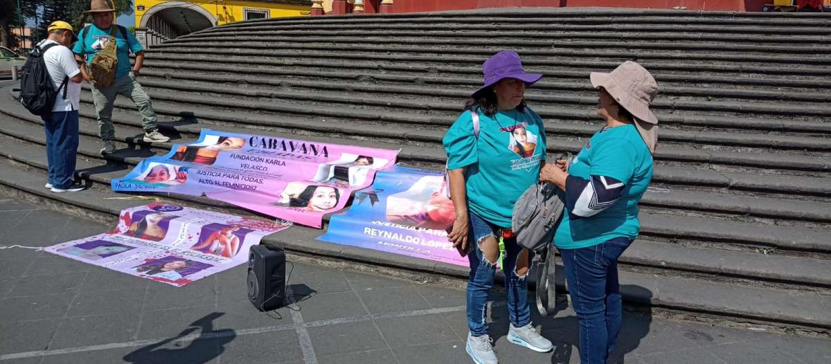 Con caravana buscan visibilizar feminicidios ocurridos en Chiapas y no hay justicia para familias afectadas   