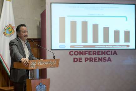 Veracruz reduce los homicidios porque atiende las causas: gobernador Cuitláhuac García