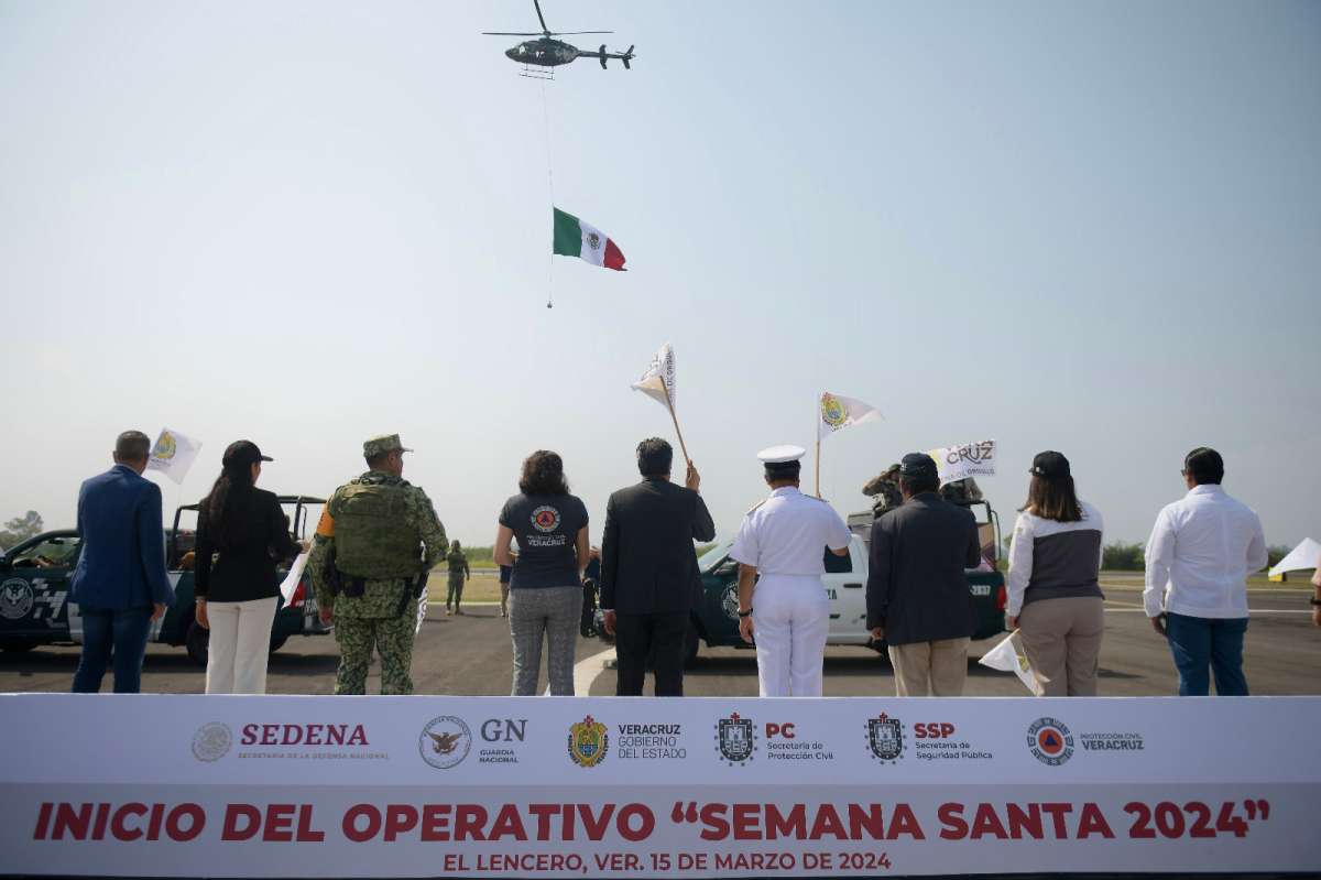 Inicia operativo Semana Santa; más de 11 mil elementos cuidarán a los viajeros en Veracruz