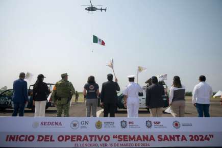 Inicia operativo Semana Santa; más de 11 mil elementos cuidarán a los viajeros en Veracruz