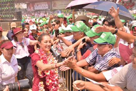 VOY A ESTAR CERCA DE VERACRUZ Y DE NUESTRA PRÓXIMA GOBERNADORA: CLAUDIA SHEINBAUM