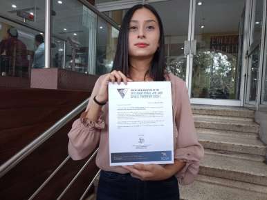 Estudiante xalapeña es seleccionada para participar en un programa de la NASA, requiere apoyo económico para asistir   
