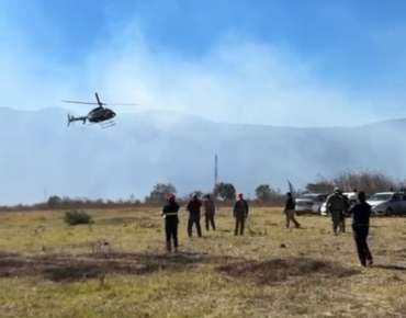Seis incendios forestales activos en diferentes puntos de la entidad; se activó el Plan Tajín en la zona de Las Altas Montañas   