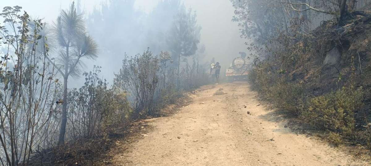 620 hectáreas afectadas por incendios en Altas Montañas, el dato preliminar; avanzan labores de control y liquidación   