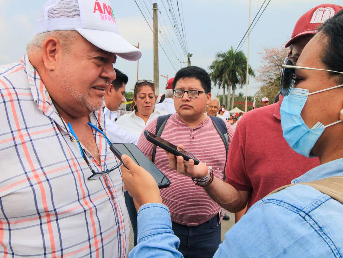 Violencia contra Nahle es por encabezar preferencias de veracruzanos: Manuel Huerta