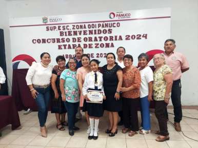 Renata Guadalupe Guzmán Reyes, Ganadora del Concurso de Oratoria Nivel Primarias