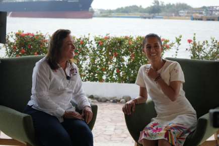 VOY A HACER EQUIPO CON ROCÍO NAHLE AFIRMA CLAUDIA SHEINBAUM