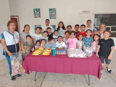 Niños Participaron en Curso de Primeros Auxilios Promovido por la Cruz Roja Delegación Pánuco  