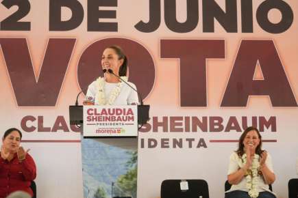 LA OPOSICIÓN VIENE EN ÉPOCAS DE ELECCIONES Y LUEGO SE OLVIDAN DE LOS PUEBLOS: CLAUDIA SHEINBAUM DESDE ZONGOLICA, VERACRUZ