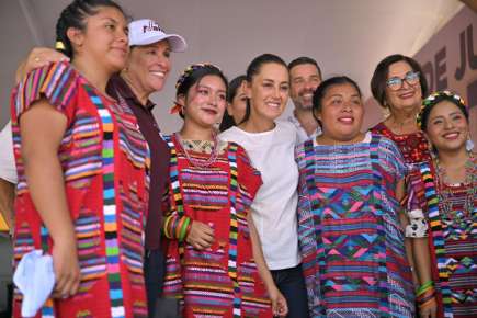 REHABILITACIÓN Y AMPLIACION DE CARRETERA FEDERAL 145 ES UN HECHO ANUNCIAN SHEINBAUM Y NAHLE