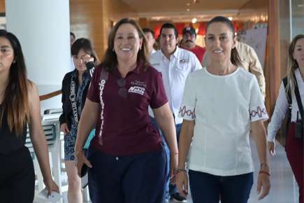 ROCÍO NAHLE Y CLAUDIA SHEINBAUM COMPARTEN AGENDA EN SEGUNDO DÍA DE GIRA DE LA PRESIDENCIABLE EN VERACRUZ