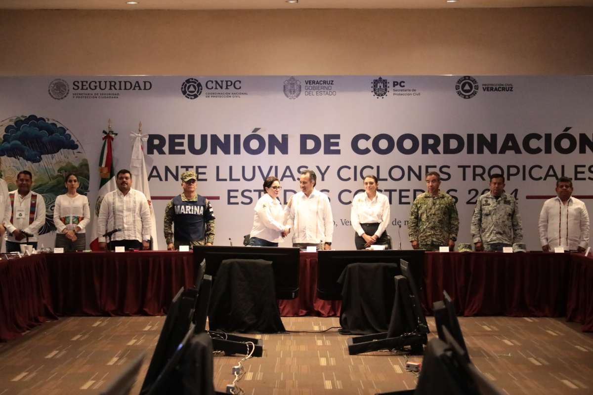Veracruz, listo para la temporada de lluvias y ciclones tropicales