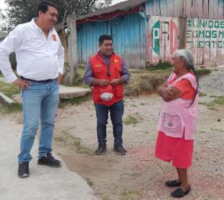 Apoyo y atención a las comunidades; asegura el Profe Ramón Díaz