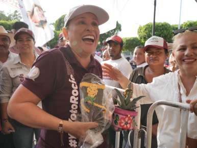 AMLO YA EMPODERÓ AL PUEBLO, MORENA GANARÁ VERACRUZ: ROCÍO NAHLE