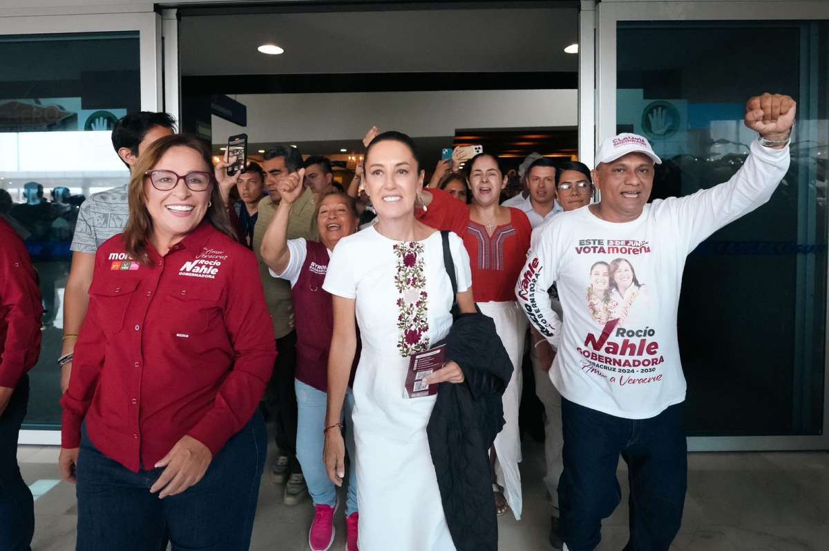 AL GRITO DE ¡PRESIDENTA! VERACRUZ LE DA LA BIENVENIDA A CLAUDIA SHEINBAUM EN SU ÚLTIMO FIN DE SEMANA DE CAMPAÑA