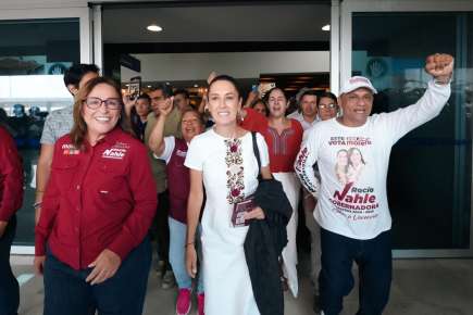 AL GRITO DE ¡PRESIDENTA! VERACRUZ LE DA LA BIENVENIDA A CLAUDIA SHEINBAUM EN SU ÚLTIMO FIN DE SEMANA DE CAMPAÑA