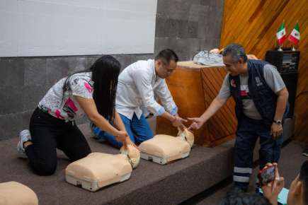 Capacita Ayuntamiento en primeros auxilios a empresariado local