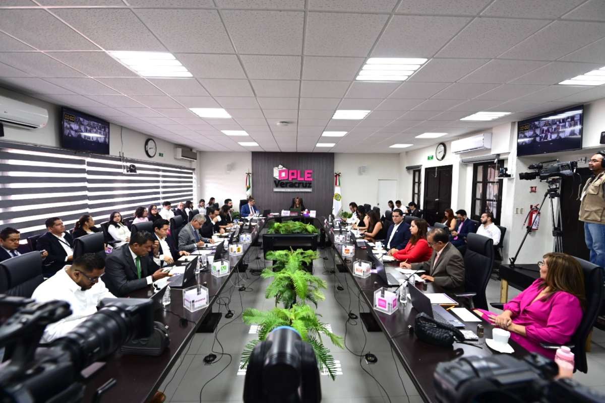 Consejo General del OPLE Veracruz instala la Sesión Permanente de Vigilancia para las Elecciones Locales 2024