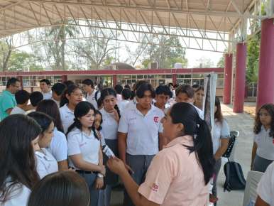 Celebran en el CBTIS 55 de Pánuco el día Mundial sin Tabaco