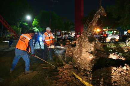 Atiende Protección Civil afectaciones por lluvias