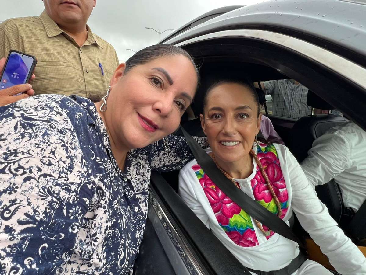 PRESENTE CLAUDIA TELLO EN RECEPCIÓN DE AMLO Y CLAUDIA SHEINBAUM