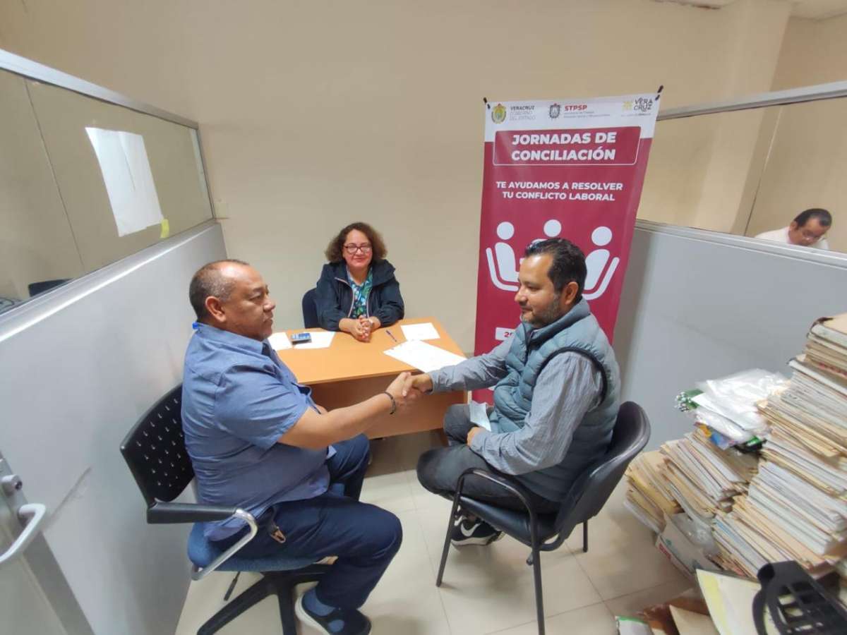 Veracruz reduce en un 44% el rezago en expedientes de conciliación laboral