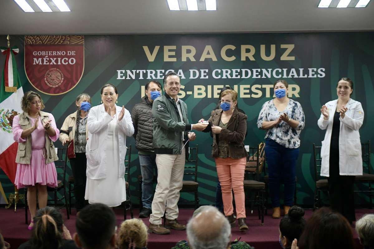 Veracruz se une a iniciativa nacional de entrega de credenciales del IMSS-Bienestar   