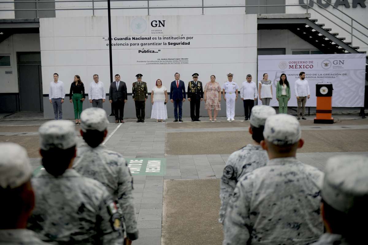 Con solemnidad y gratitud, celebra Veracruz cinco años de la Guardia Nacional