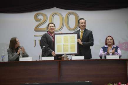 Celebra Veracruz bicentenario del Poder Judicial y su inicio como estado libre y soberano