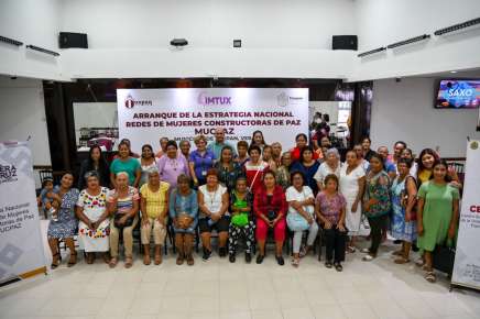 Tiene Veracruz 138 redes de Mujeres Constructoras de Paz; 29 creadas este año   