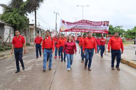 Mineros de la Sección 290 de Pánuco Celebran el 90 aniversario del sindicato