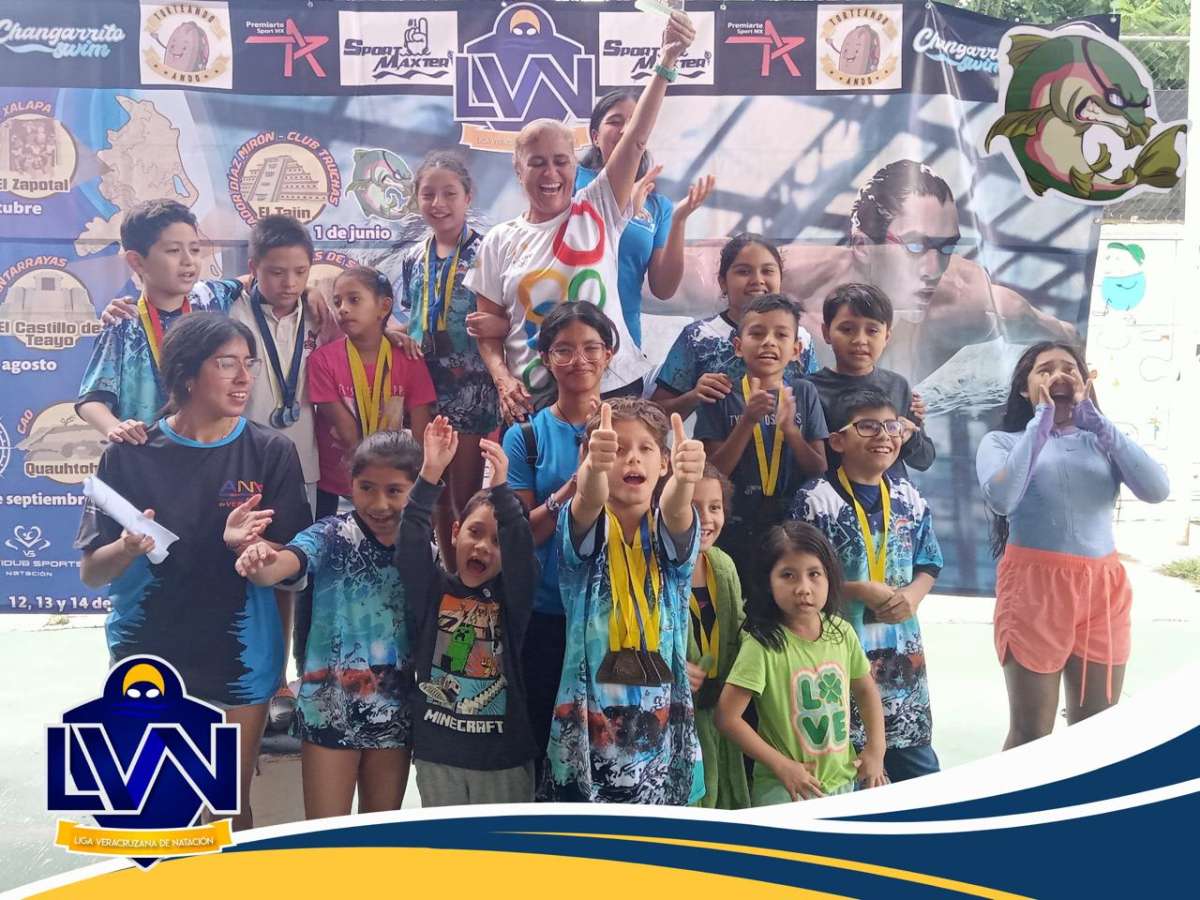 Realizan exitosamente la primera Copa “Ponte Trucha” de la Liga Veracruzana de Natación