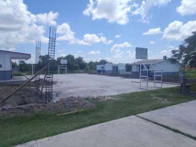 Construyen un Domo en el COBAEV Plantel 59 Pánuco