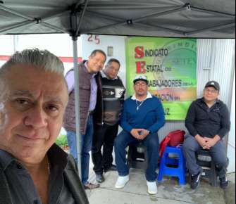 Agremiados del SETEV toman oficinas de la Subdirección de Escuelas Secundarias Estatales  