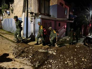 3 personas fallecidas por derrumbe ocurrido anoche en colonia de Xalapa  