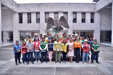 Participa Congreso de Veracruz en simulacro nacional   