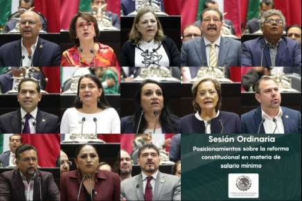 Diputadas y diputados emiten postura sobre reforma para que salario mínimo nunca esté por debajo de la inflación   