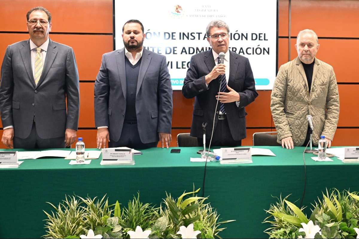 Ricardo Monreal instala el Comité de Administración de la Cámara de Diputados   