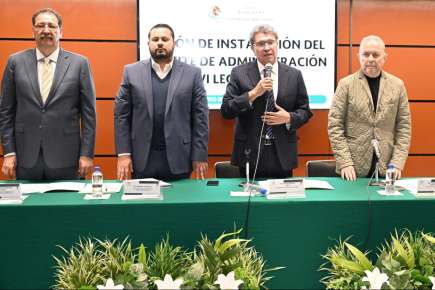 Ricardo Monreal instala el Comité de Administración de la Cámara de Diputados   